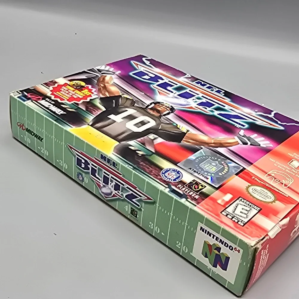 NFL Blitz Nintendo 64 N64 CIB Midway Sports Game Box Complete with Manual CIB